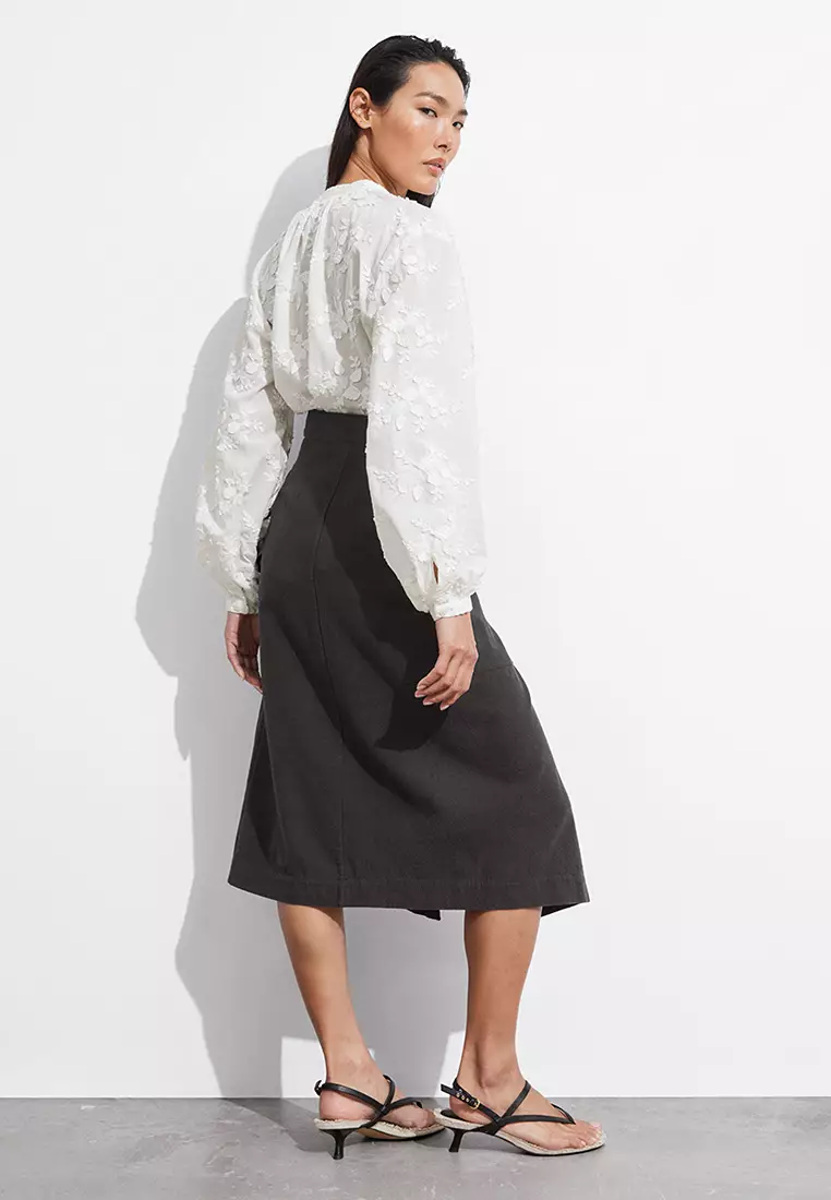 Buy & Other Stories Band Collar Blouse 2024 Online ZALORA Philippines