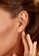 Aquae Jewels pink Earrings Britney, 18K Gold and Diamonds - Rose Gold,Lobe Earring,Pair 8B4D9ACE528458GS_5