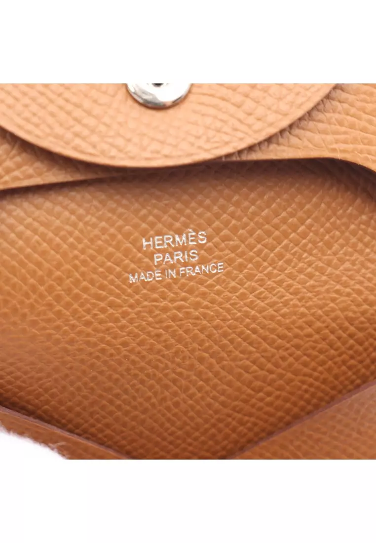 Shop HERMES Bastia 2022-23FW Heart Star Calfskin Bi-color Plain Leather  Khaki Bold by StudioImmuna