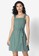 FabAlley green Strappy Belted Ruffle Dress ADFA8AA253F154GS_1