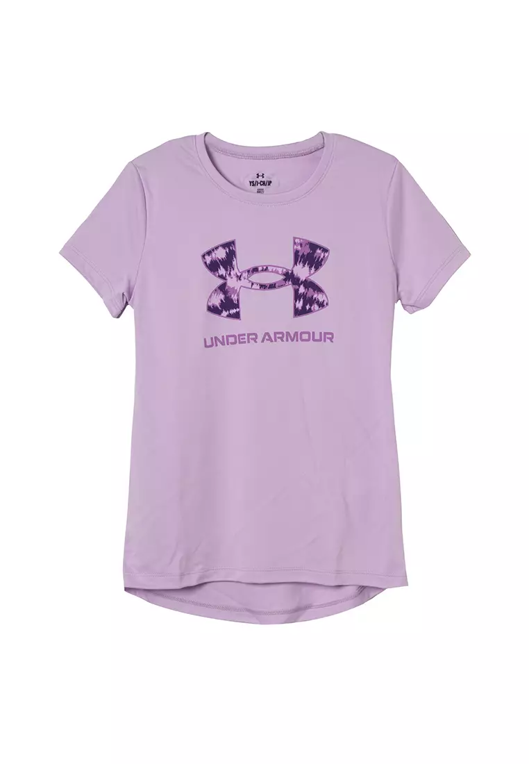 Under Armour Girls' Tech Big Logo Short Sleeve T-Shirt 