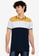 Santa Barbara Polo & Racquet Club yellow Cut & Sew Polo Shirts 519B2AA9550ED2GS_1