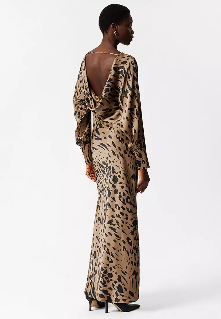 Buy & Other Stories Open-Back Satin Maxi Dress Online | ZALORA Malaysia