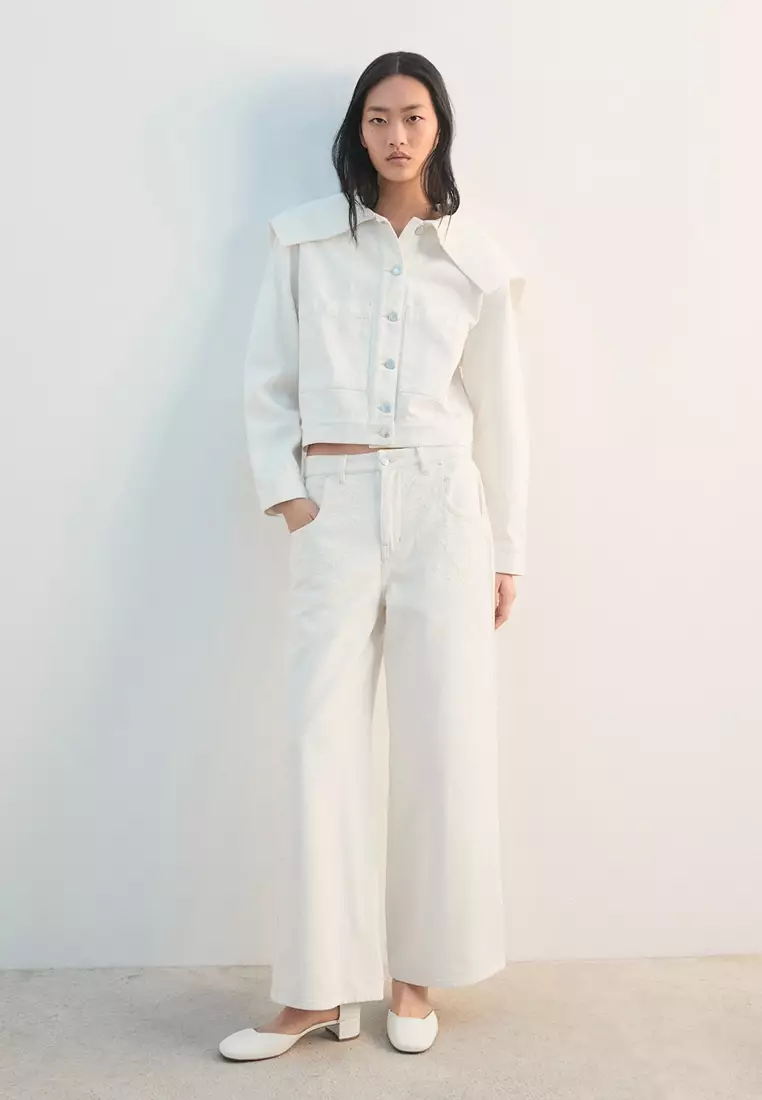 Denim Jacket With Lapels