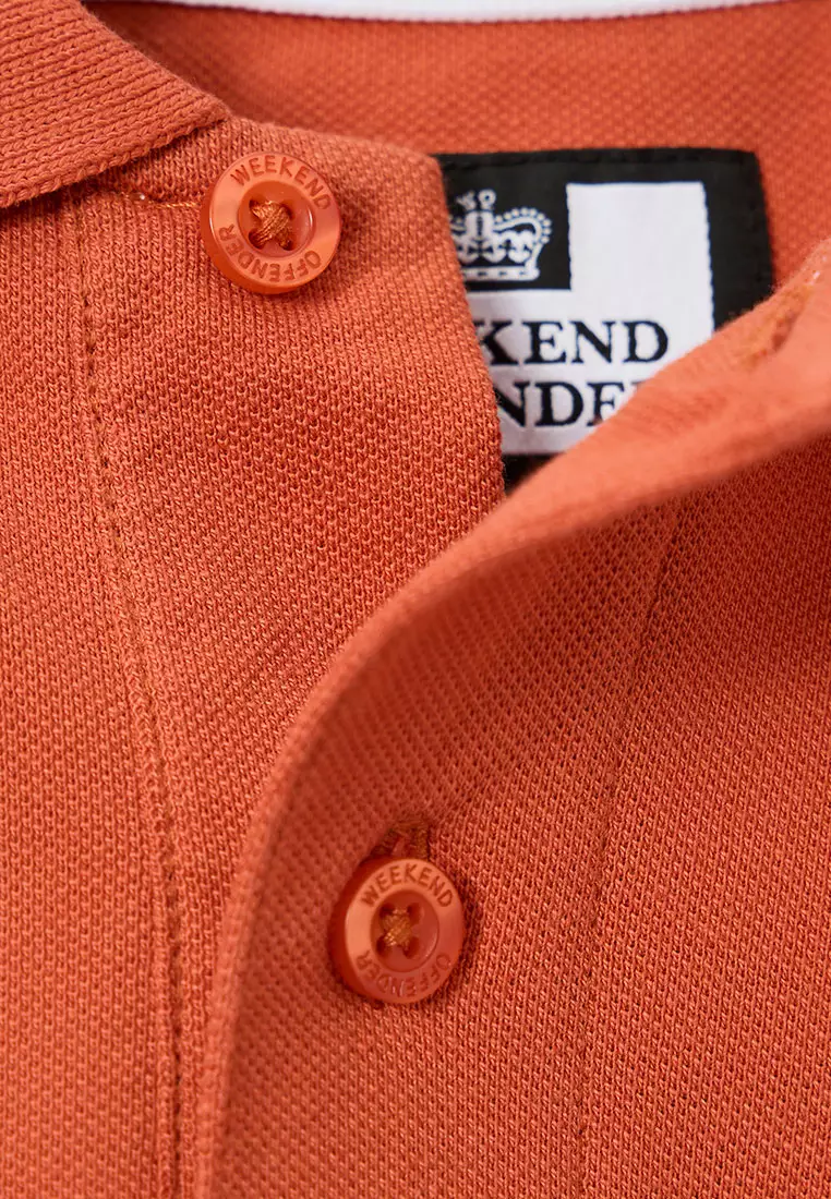 MENS SUNSET/CYCLONE LEVANTO POLO WITH CONTRAST TIPPING