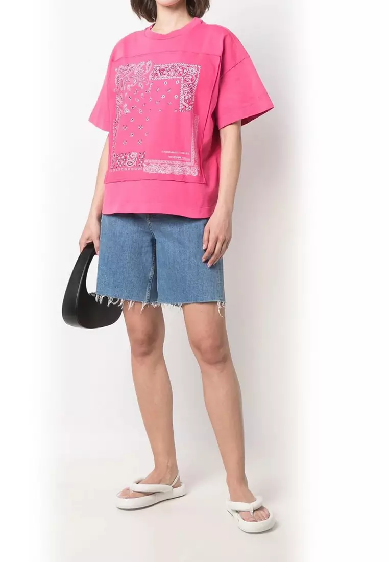 Bandana T-Shirt in Pink