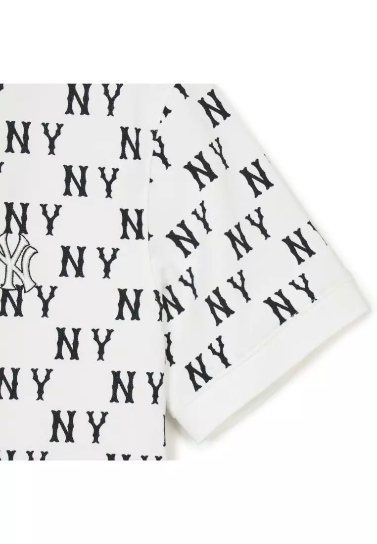 CLASSIC MONOGRAM ALL OVER POLO T-SHIRTS NEW YORK YANKEES