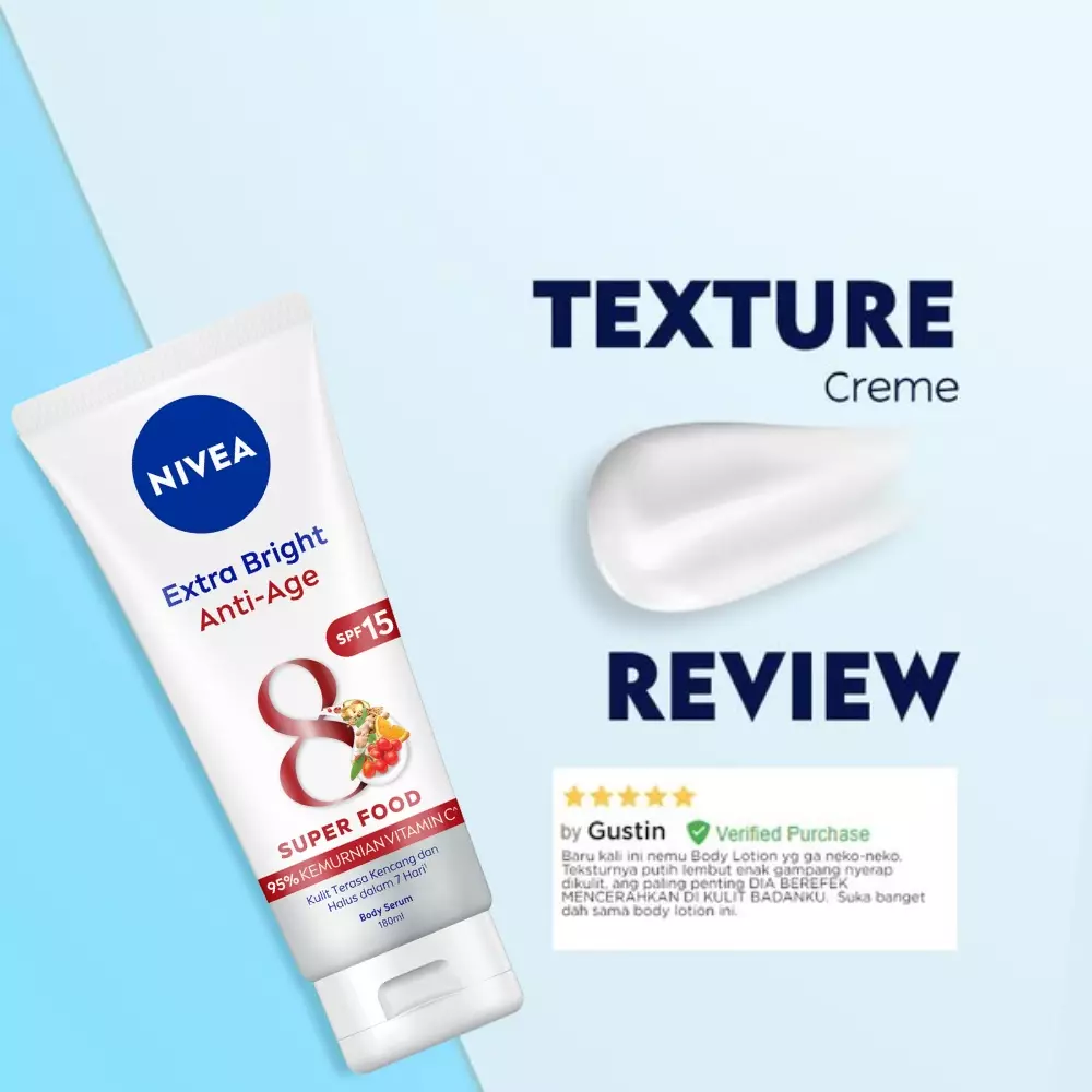 NIVEA Extra White Anti Age SPF15 Serum 180ml