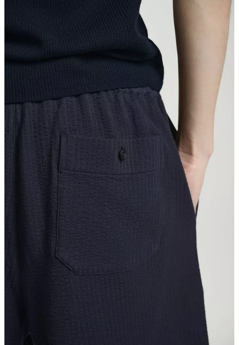 SEERSUCKER DRAWSTRING SHORTS