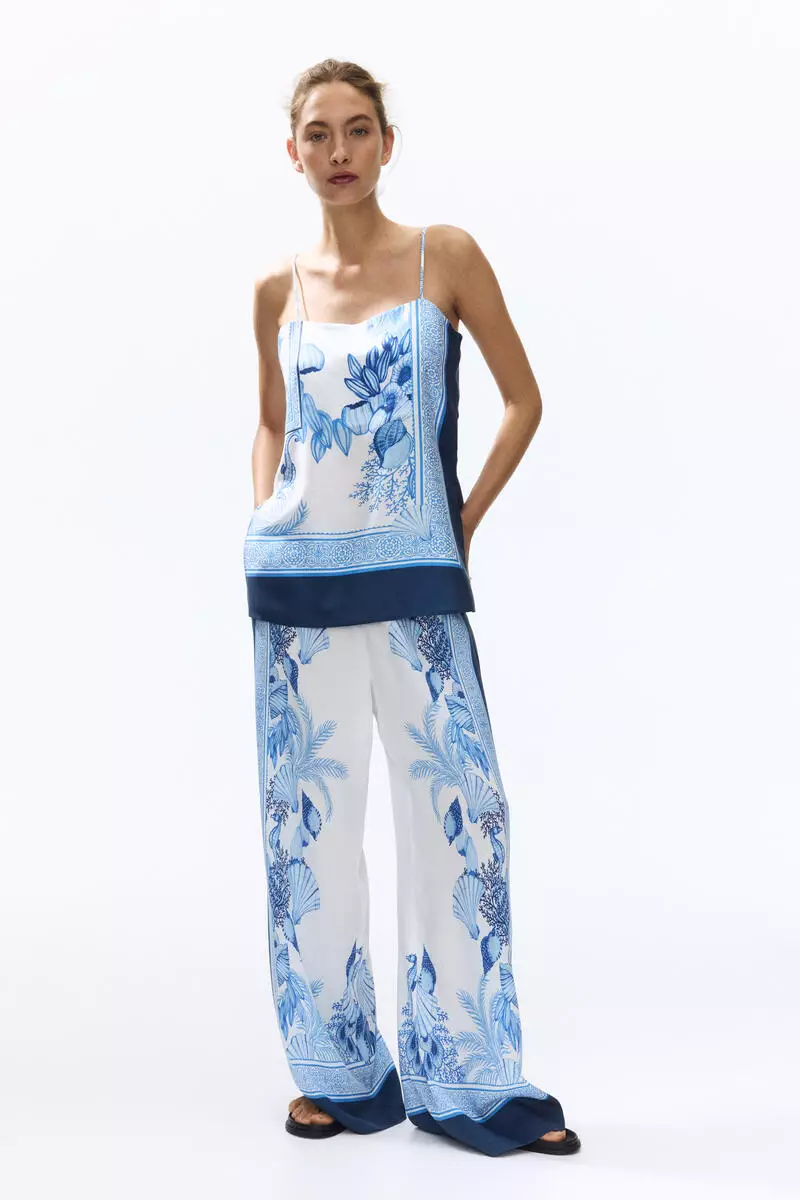 Strappy lyocell top