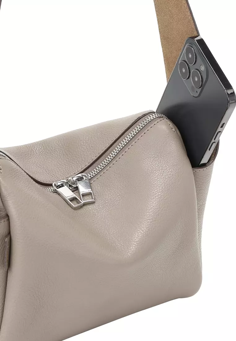 Petrichor Pockets Shoulder Bag Small - Grey