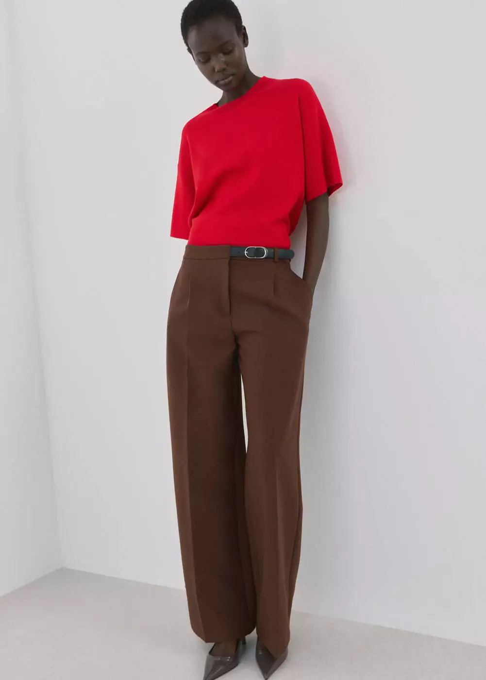 Sweater lengan pendek oversize