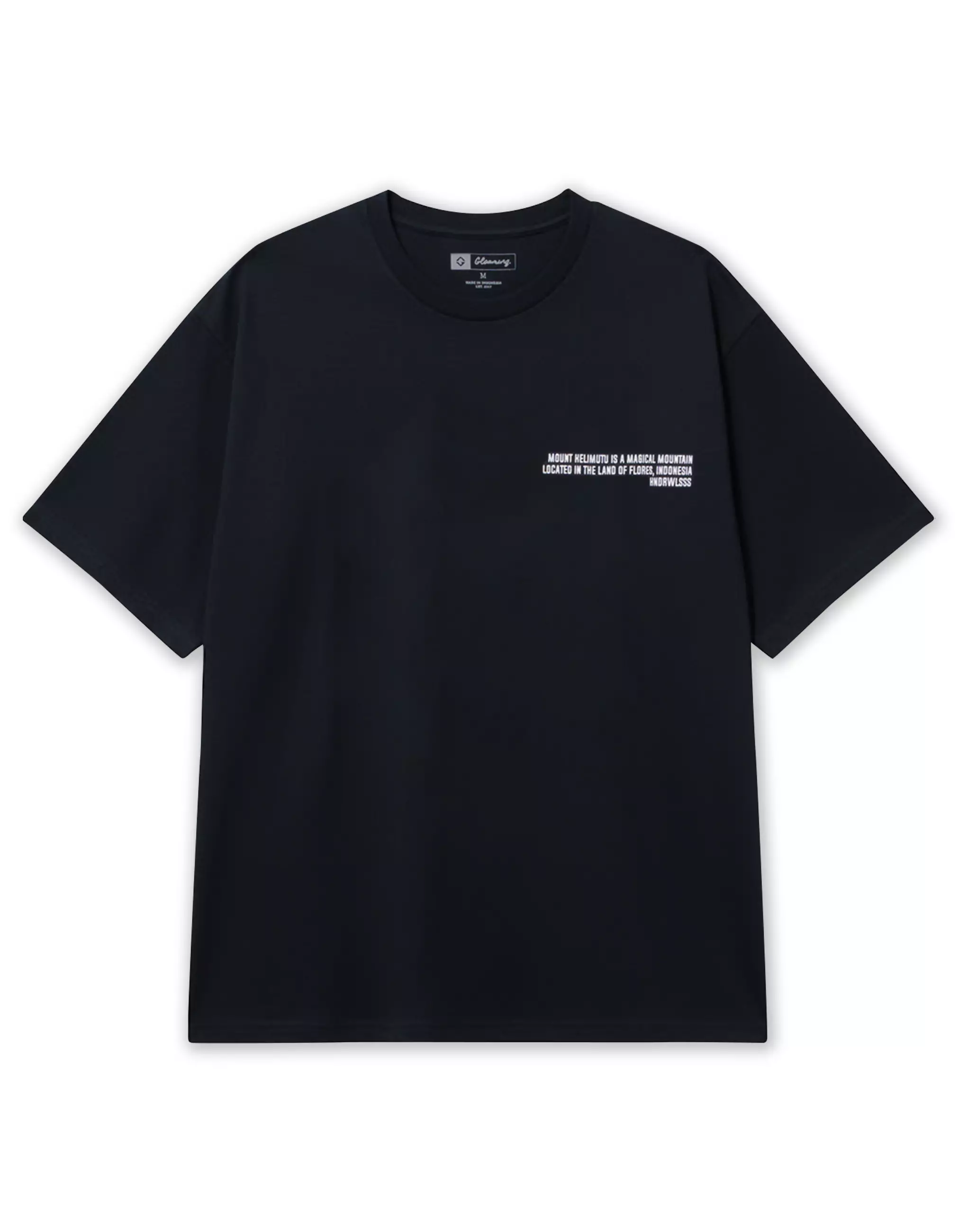 Kaos Design Kelimutu Hitam Unisex