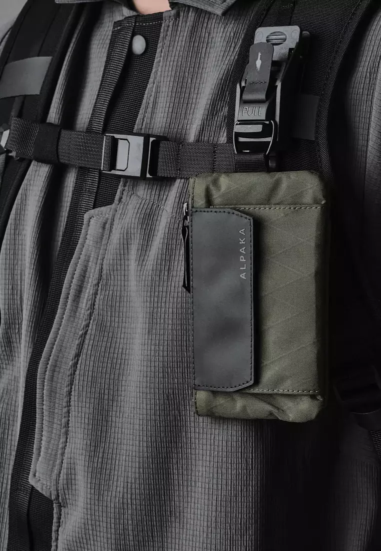 Alpaka Zip Pouch Coin - Dark Green VX21