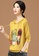 A-IN GIRLS yellow Casual Printed Hooded Sweater 01FE8AA3B9ED3DGS_3