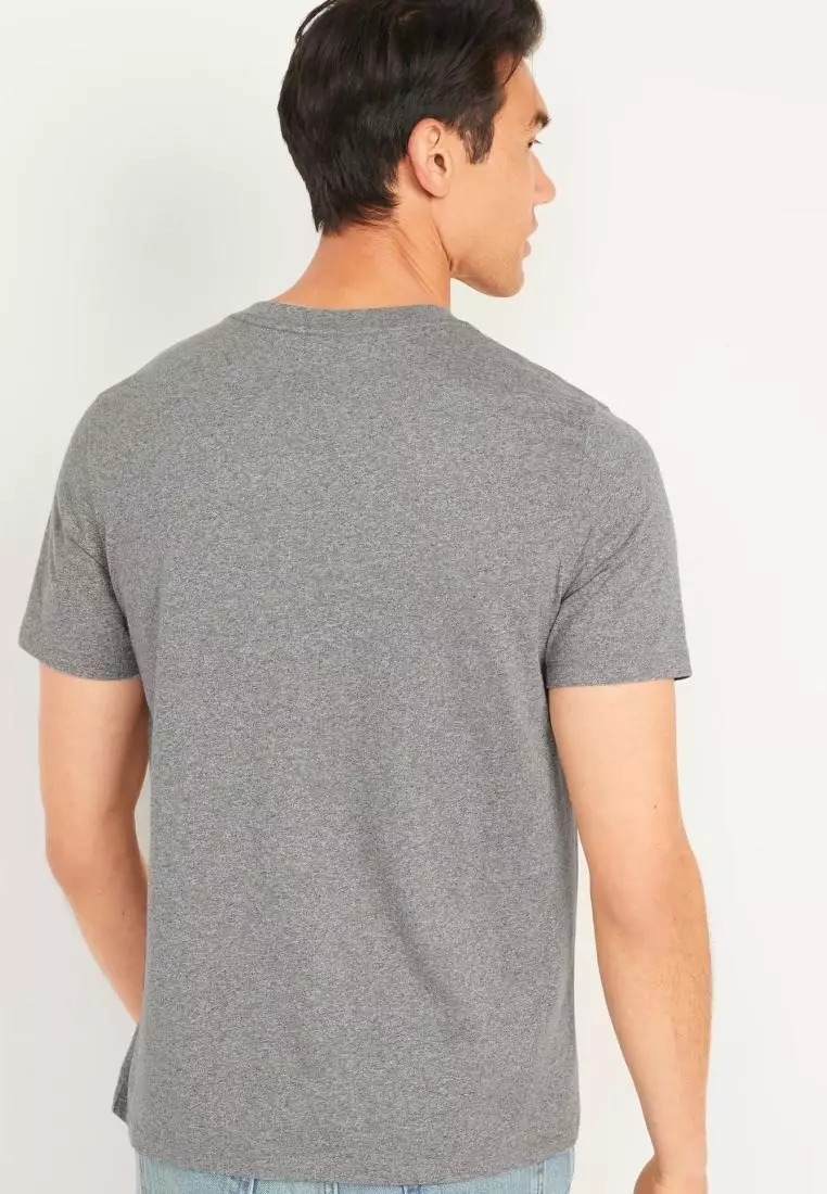 GAP FIT Shirt Mens M Gray Short Sleeve Cool-Dry Activewear Run