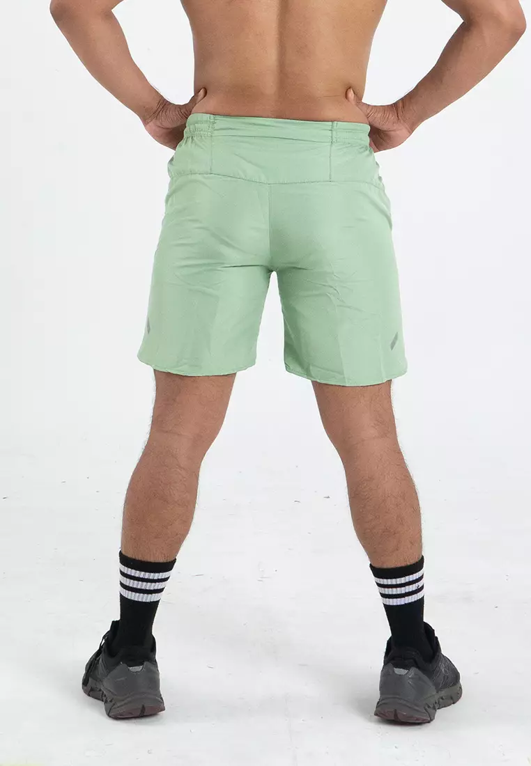 Running Shorts 7 inch Super Light Green