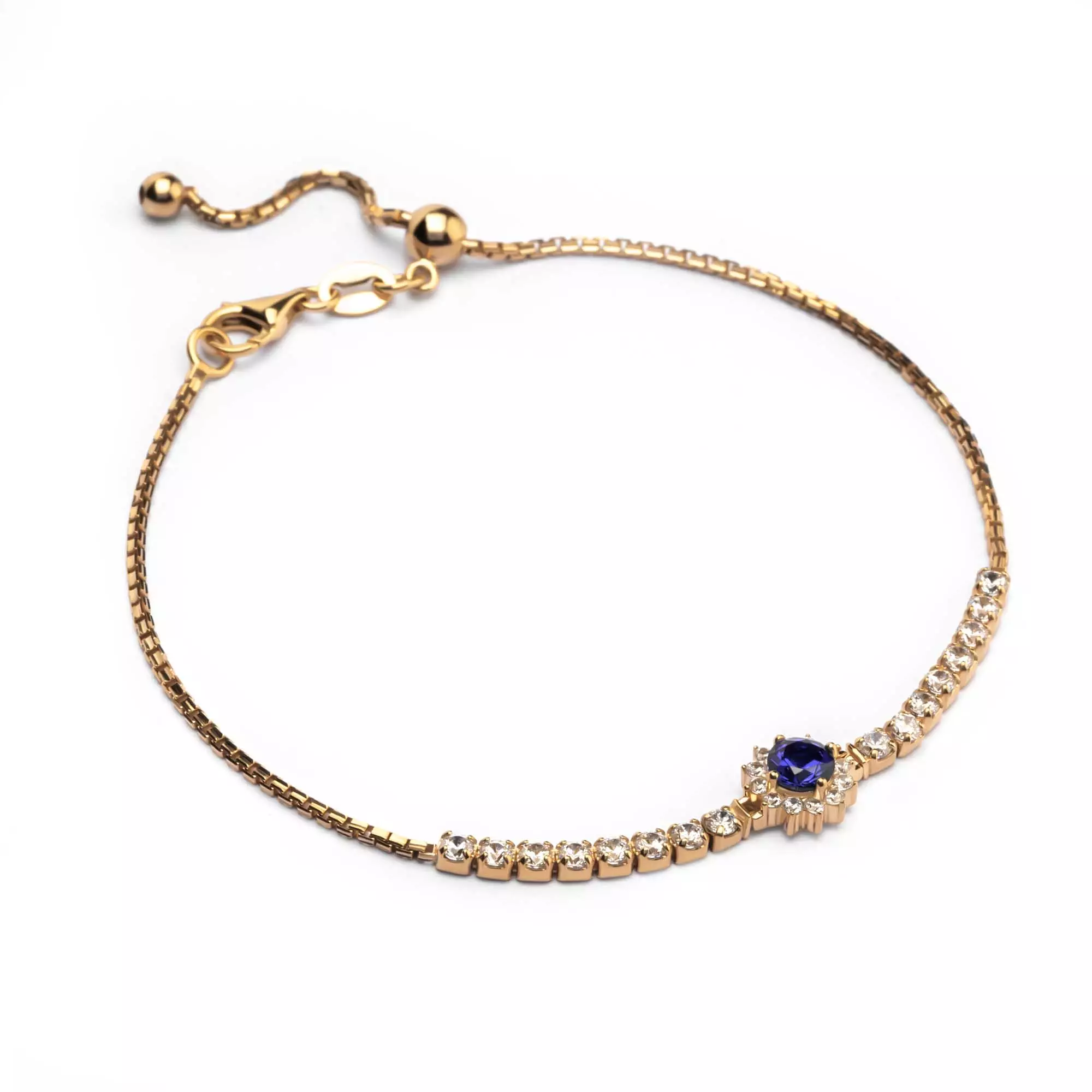 Gelang  Serut Emas 7k - Laina Gold Bracelet - Moonveil Collection - Juene Jewelry