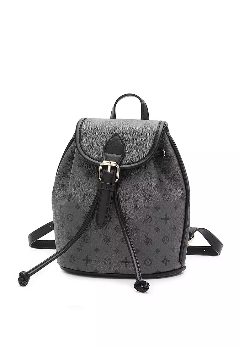 Women's Monogram Mini Backpack - Black