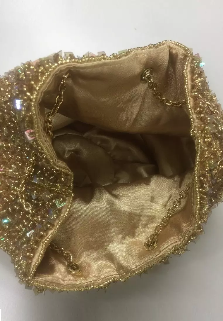 華麗閃亮釘珠手袋