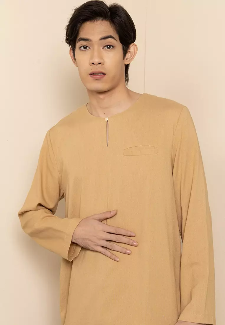 Linen Solid Kurta Top