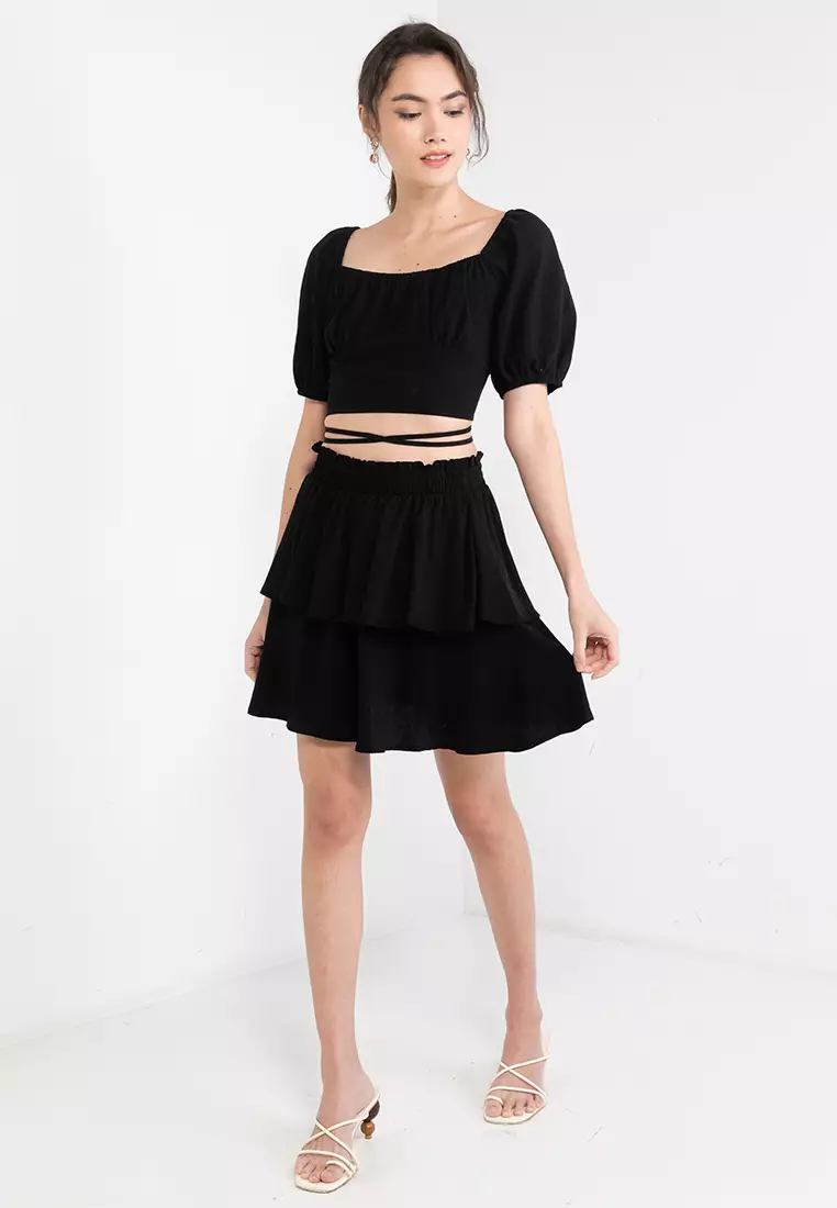 KNUE Tiered Layered Skirt 2024 | Buy KNUE Online | ZALORA Hong Kong