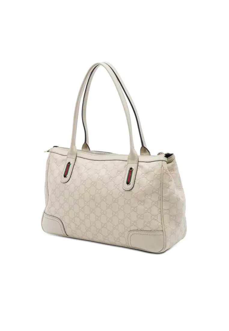 Pre-Loved Gucci Guccissima Web Princy Tote