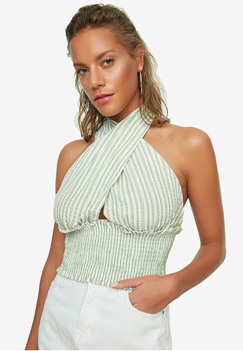 halter blouse top