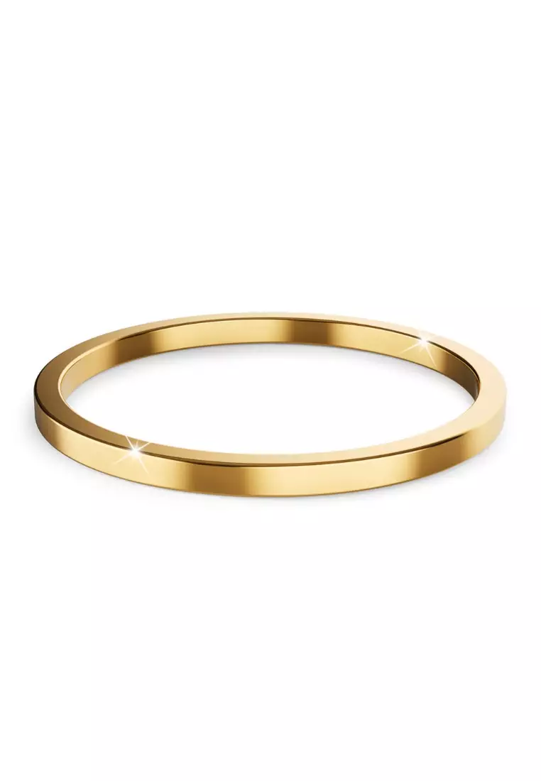 Gold Simplicity Slim Ring