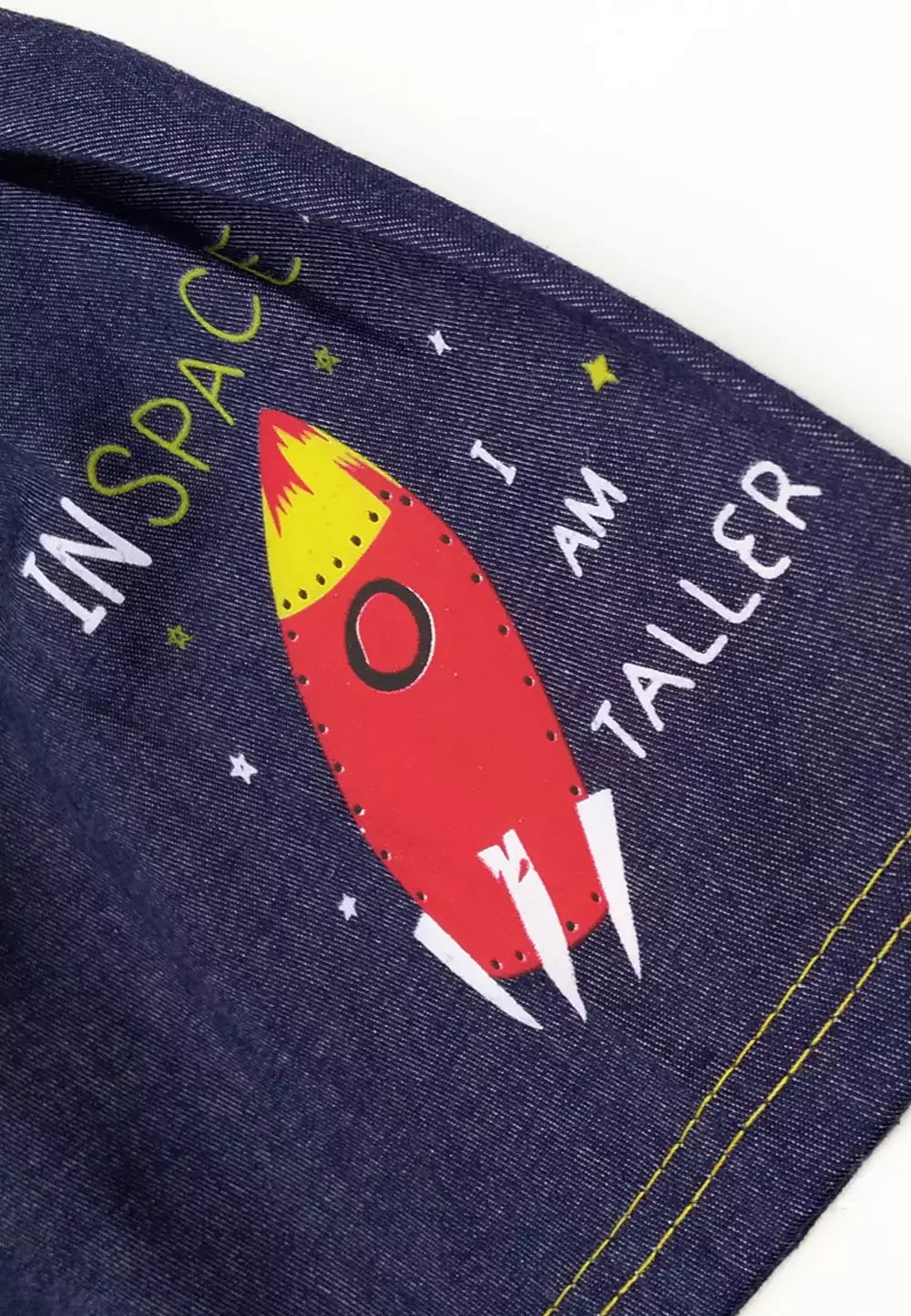 Wakakids Setelan Bayi Laki Laki Baju Lengan Pendek Anak Usia 6 Bulan Hingga 12 Bulan Set Celana Jeans Motif Rocket 3146 Merah