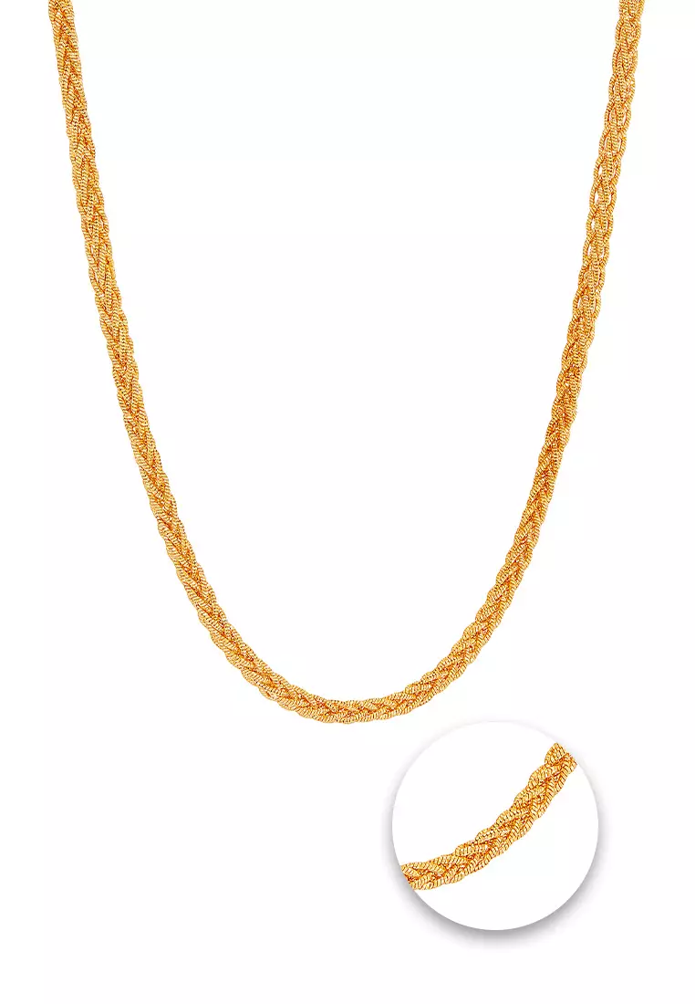 HABIB 925 Silver Necklace 13 R T0016 8X(Y)