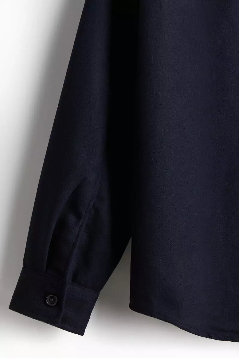 Regular Fit Felted overshirt