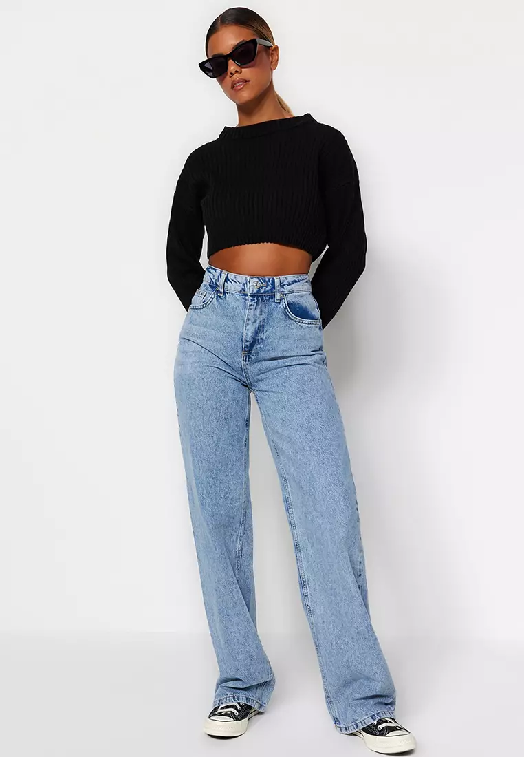 High Waist Wide Leg Jeans