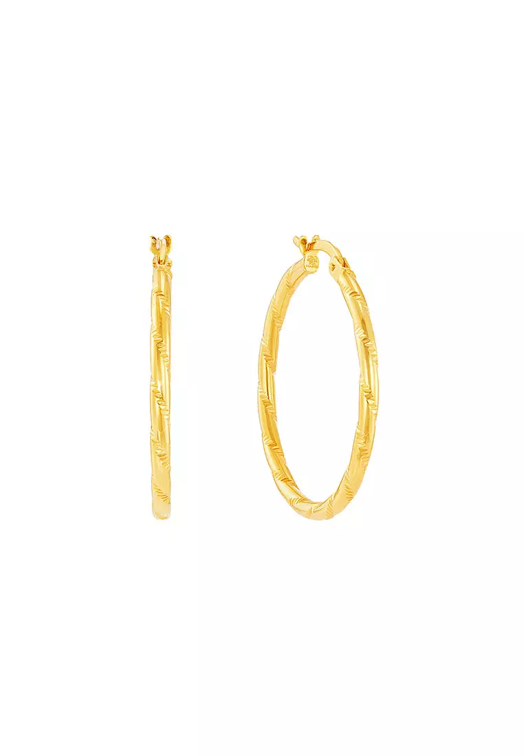 Buy HABIB HABIB Oro Italia 916 Yellow Gold Earrings GE75590424