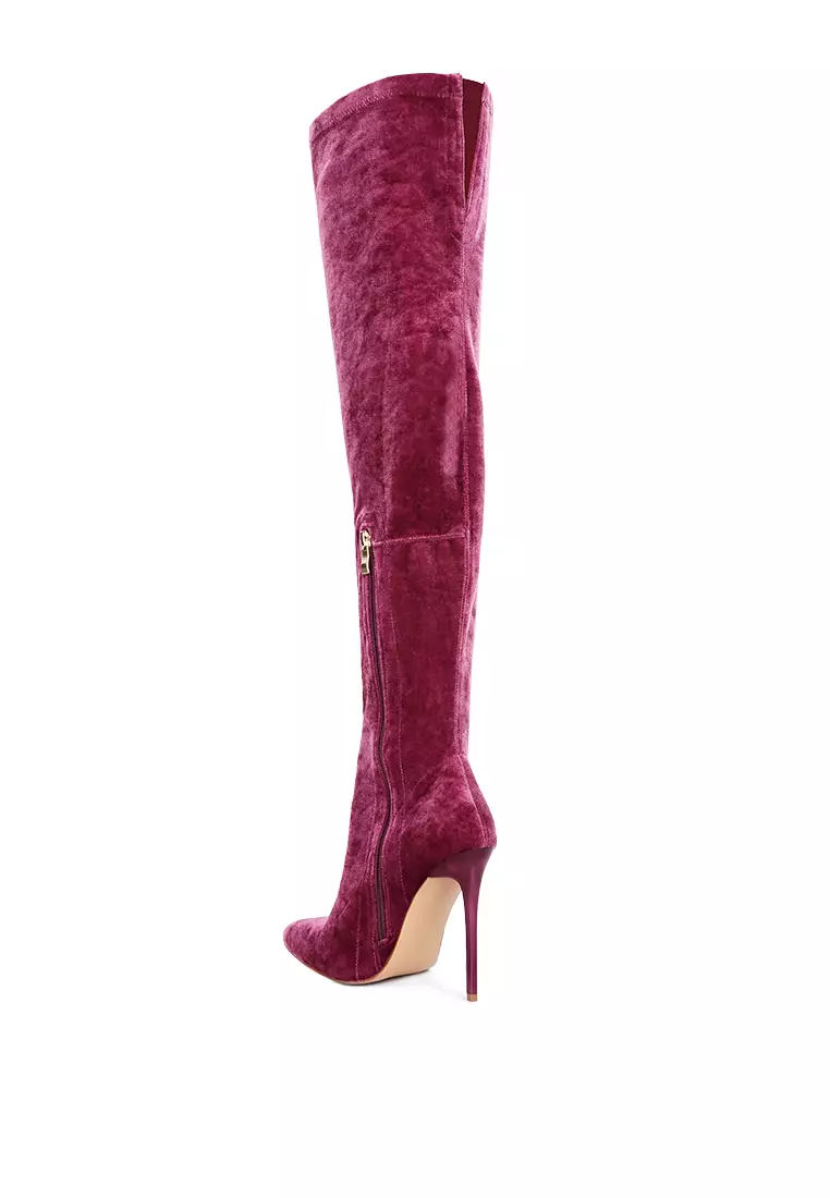 Buy London Rag Purple Stiletto Calf Boots 2024 Online ZALORA