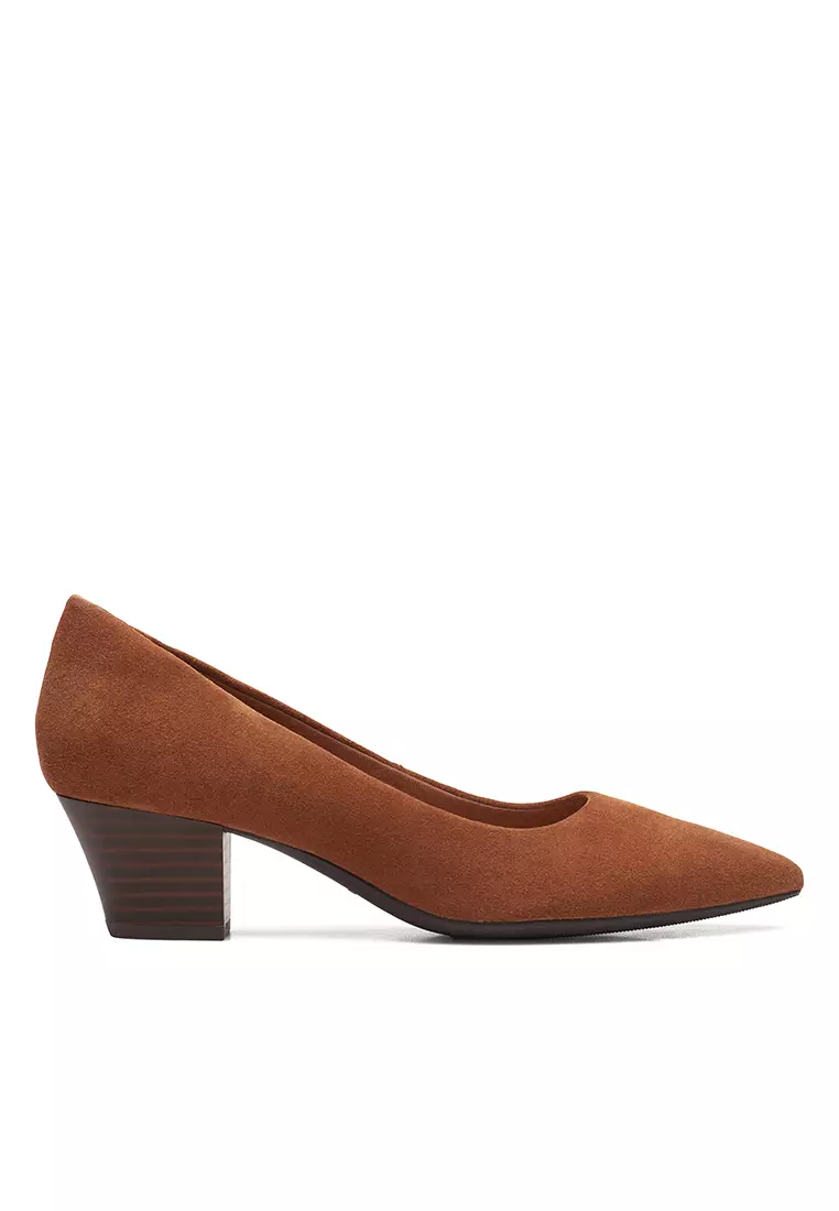 Buy Clarks Teresa Step Courts Dark Tan 2024 Online ZALORA
