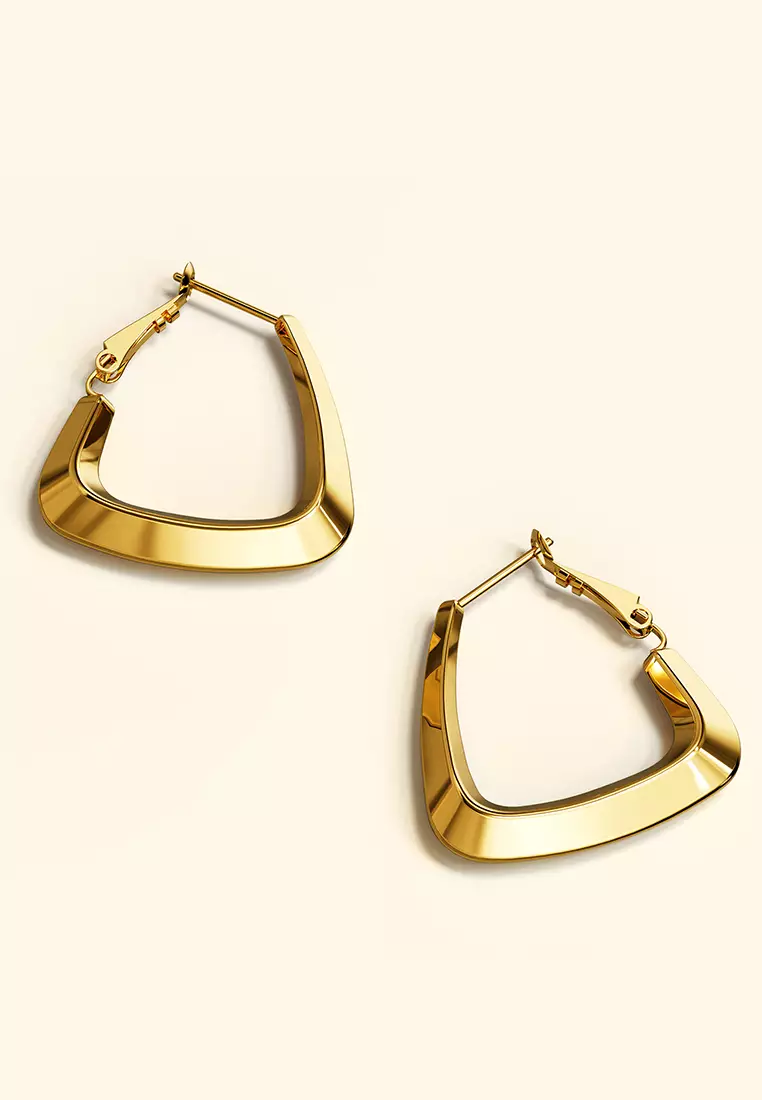 Kendra Gold Hoop Earrings
