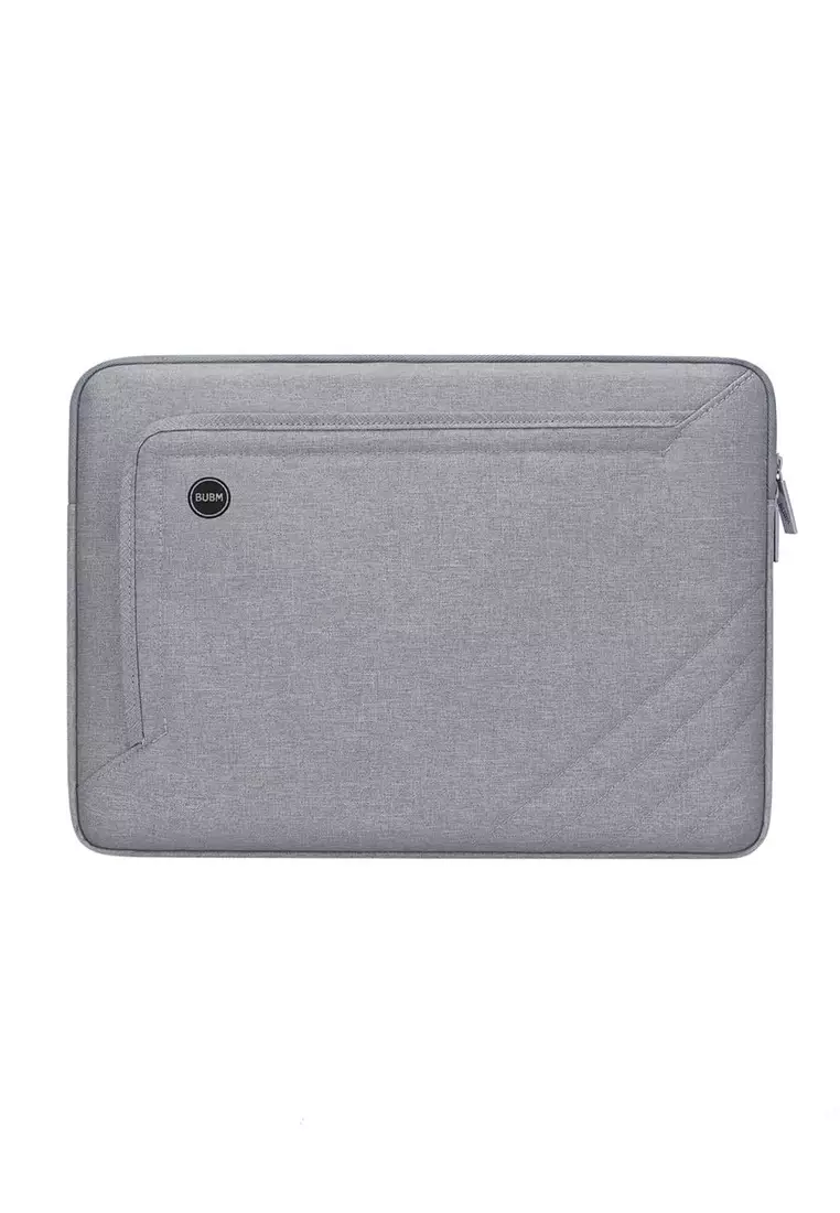 Hugo Sleeve Case Laptop 13 Inch Unisex Desain Elegan Large Storage Material Yelvo Nilon ORIGINAL - Gray