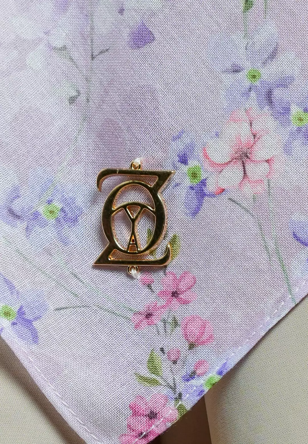 SAVANA Scarf Lilac - Kerudung Hijab Segiempat Motif With BOX - Bahan Nesla - Ukuran 115x115