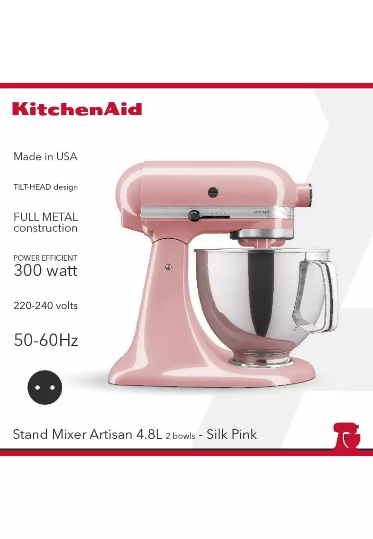 Kitchenaid mixer deals silk pink