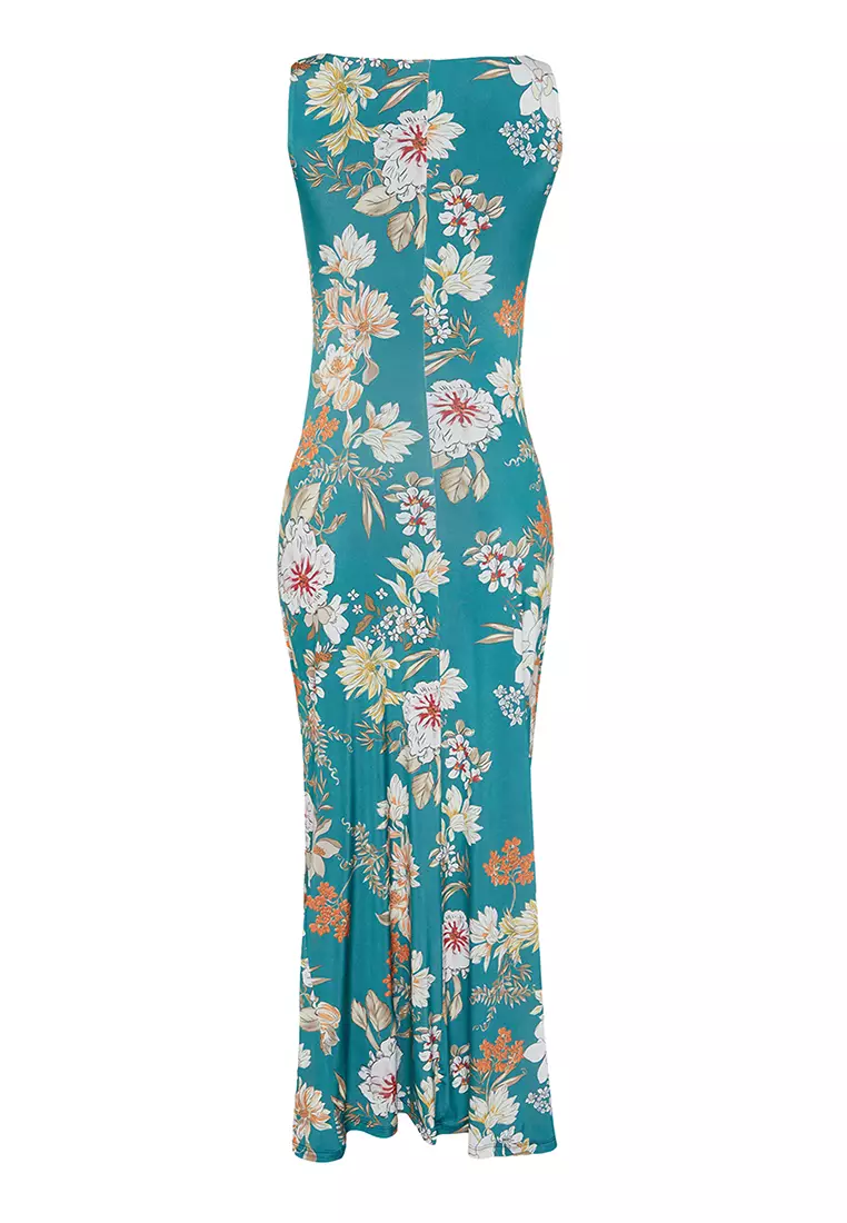 Buy Trendyol Floral Pattern Midi Dress 2024 Online ZALORA
