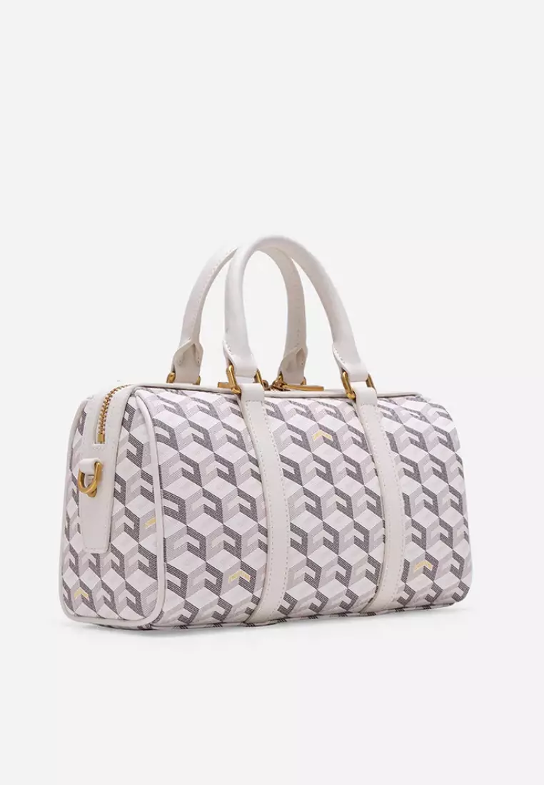 Enzo Mini Duffle Bag White