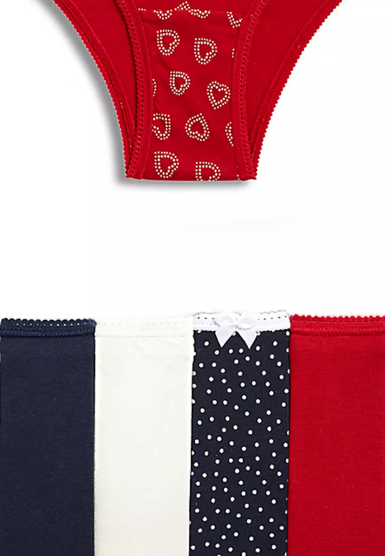 5pk Cotton Lycra™ Brazilian Knickers