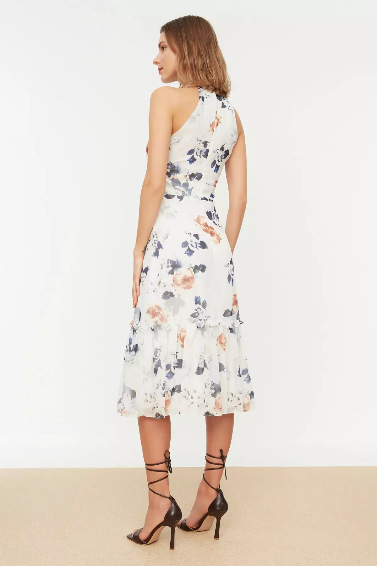 Floral Halter Dress