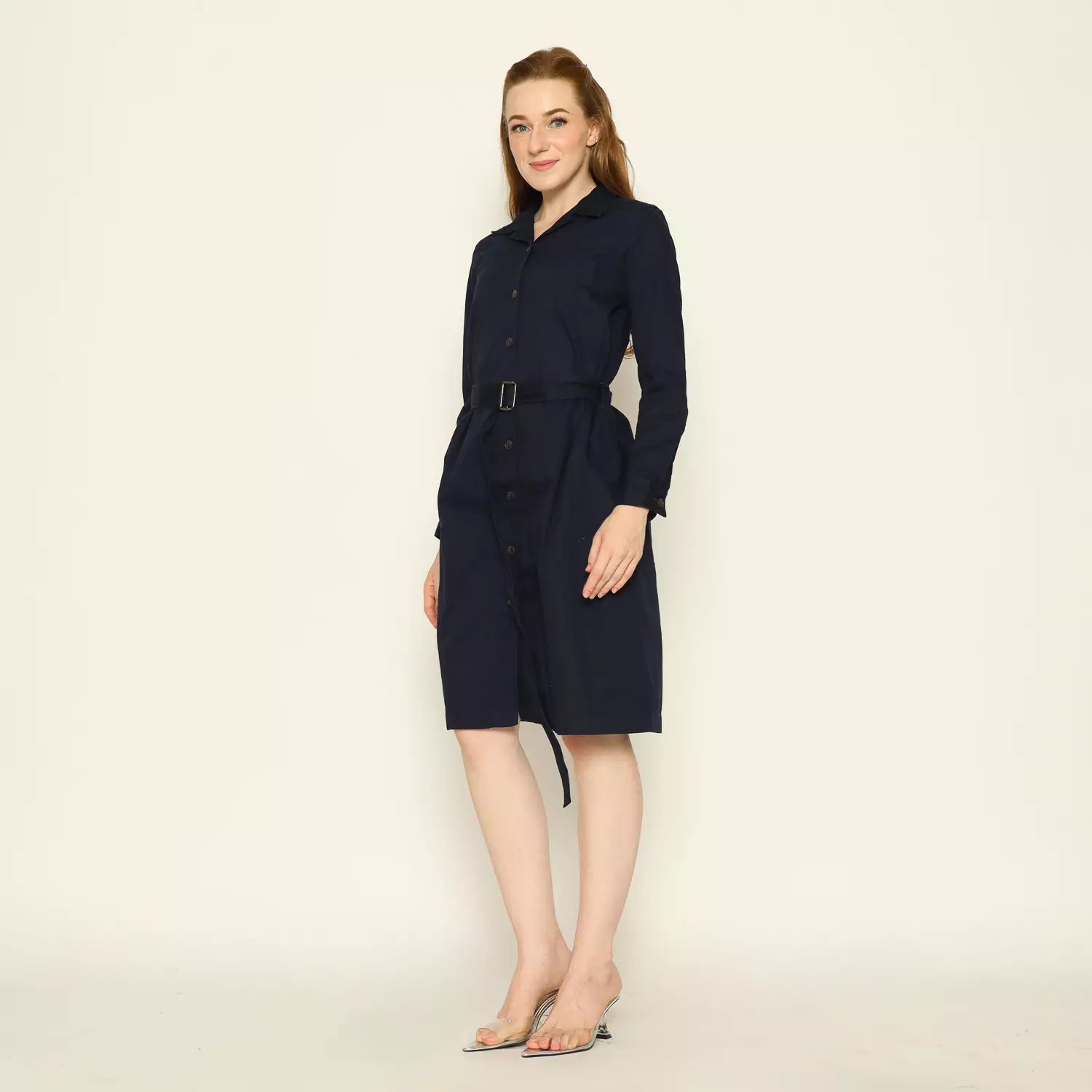 Phyra Long Tunik Navy