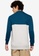 Ben Sherman blue Sports Logo Sweatshirt 5E73CAAF1F17ACGS_2