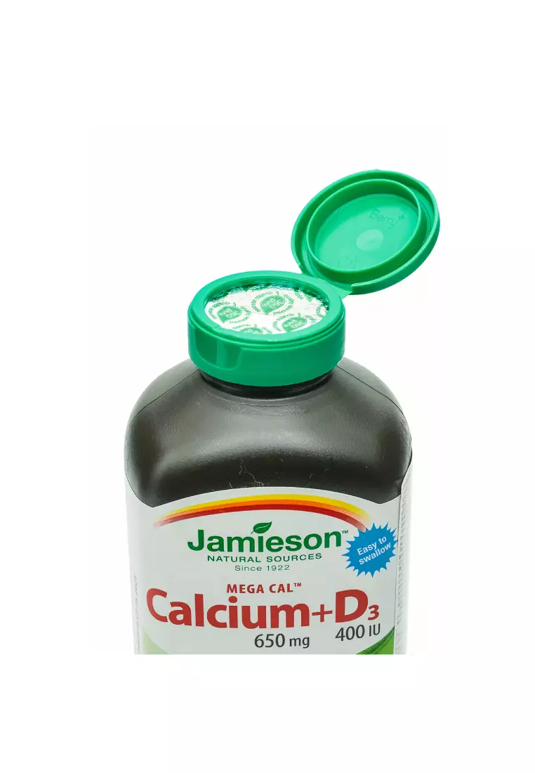 JAMIESON Mega Cal Calcium 650mg + Vitamin D3 400IU 120capsule(s)