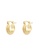 Wanderlust + Co gold Aurelia Gold 8mm Hinged Huggie Earrings 0426FACE746653GS_1