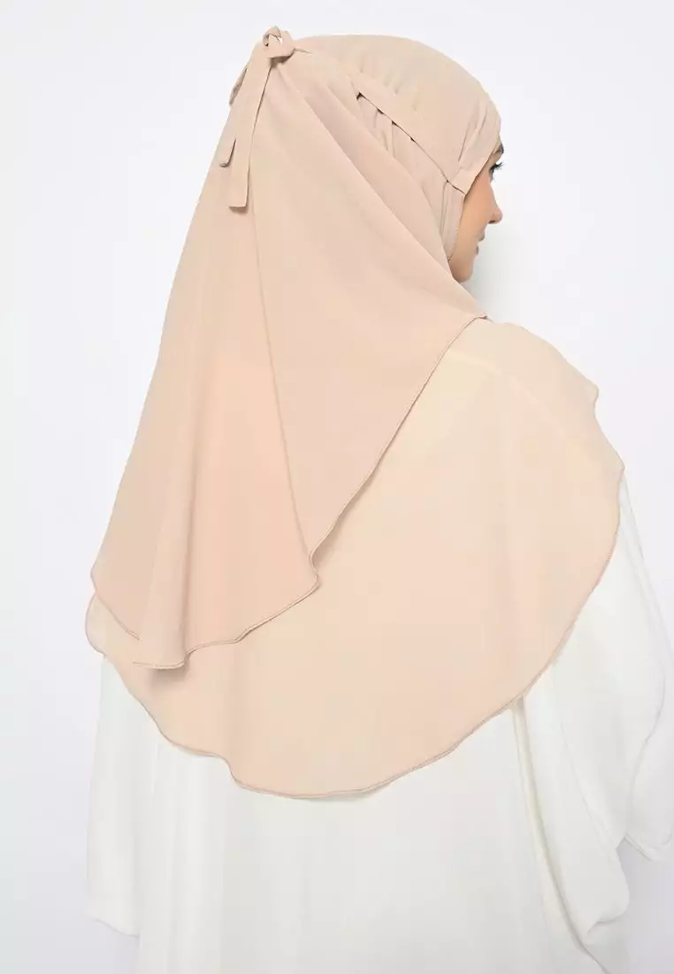 Bergo Khimar Azzura Seashell