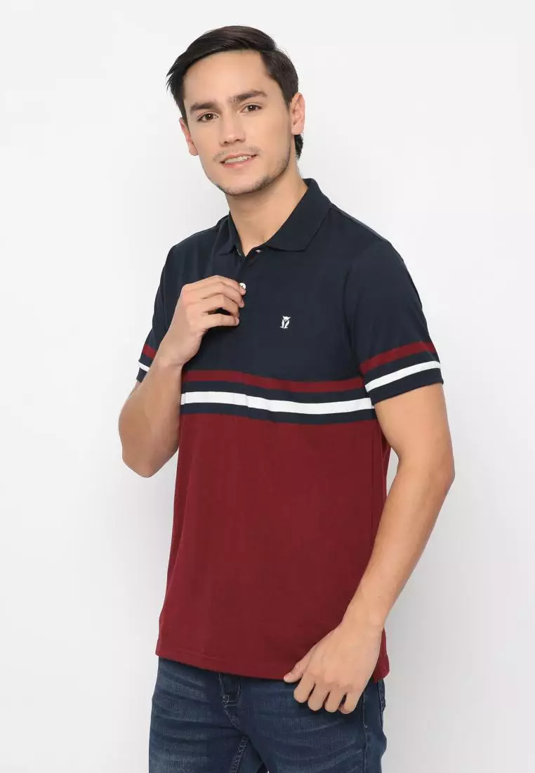 MATSUDA Kaos Polo Shirt Pria Kerah Funabashi